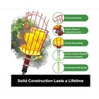 Joyhalo Fruit Picker Pole With Basket  5 5 Ft Adjustable Stainless Steel Handle