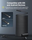 Endoscope Camera 1920p Hd Borescope Inspection Camera For Iphone And Android 15m