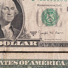 1963-b  1 Federal Reserve Note  Barr Series  Circulated  Rare Collectible Bill