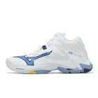 Mizuno Wave Lightning Z8 Mid White Blue Men Volleyball Sports Shoes V1ga2405-97