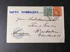1905 Uruguay Postcard Cover Montevideo To Wies Baden Germany