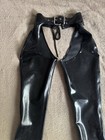 Westward Bound Custom Latex Women Long Chaps Black Xs