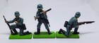 Britains Ltd  Deetail Ww2 German Infantry Soldiers Lot Of 3 Rifleman 