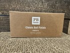 New Pair Of Pottery Barn Ball Brushed Nickel Curtain Rod Finials