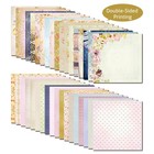 36 Sheets Scrapbook Paper Pad Double Sided Cardstock 12x12 Inch 200gsm Craft