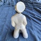 Antique Vintage     Ceramic Male Envelope    holder