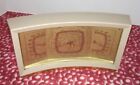 Desktop Curved Barometer Stormoguide Thermometer Taylor Instrument 