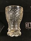 Antique Bohemian Czech Thick Clear Glass Lendl Estate 5    Tall Says 1833 On It 
