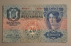 1913 Austria 20 Kronen Banknote - Pick  13 - Solid Vf       Stk b