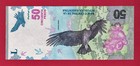 50 Pesos 2020 Argentina Unc Note  p-363b  Suffix B Signatures  Sandleris   Monz  