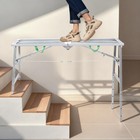 160cm Folding Aluminum Step Ladder  Work Platform Height   folding Scaffold