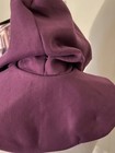 Hoodiepillow Inflatable Purple Hoodie Pillow For Travel Purple Sweatshirt Fabric