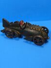 Vintage Hubley Cast Iron Fin Rocket Racer Race Car With Driver Antique Toy 