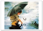 Lovely Children-flowers Of Life Pretty Baby Boy Kids Art New Modern Postcard