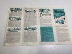 Snow White Doc 1955 Disneyland Opening Year Main Gate Map Brochure 