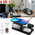 4in1 Fast Wireless Charger Station Dock For Apple Watch Iphone 16 15 14  Pro Max