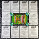 Garbage Pail Kids Ans4 Complete Tattoo Set 10 All-new Series 4 wrapper Adam Bomb