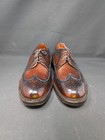  11 W  Nos  1970s Mr  Foster s Presidential Pebbled Brown Vintage Dress Shoes