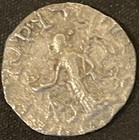 Ancient Indo Sythian Silver Drachm Coin Azes I ii 1 7 Grams 57bc-5ad Good Detail