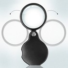 Wapodeai 2pcs 10x Small Pocket Magnify Glass  2 Count  pack Of 1   Black 