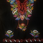 Authentic Mexican Embroidered Shirt Women Size L Top Short Sleeve 