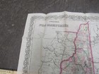 Original Antique 1878 Colton s Pocket Map Of New Hampshire