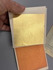 Vintage Best Xx Deep Gold Leaf 22 Carats 25 Leaves 3 3 8  X 3 3 8  Italy