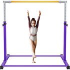 Signature Fitness Adjustable Folding Gymnastics Bar  Ages 3   Purple  open Box 