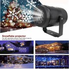 Christmas Snowflake Projector Night Light Led Laser Outdoor Lamp Xmas Gift Party