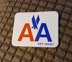 4 Vintage  american Airlines  Small Vinyl  Stickers     1 5  X 1 25    nos