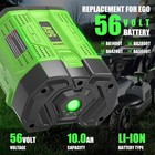 2pack 56v 10 0ah For Genuine Ego Ba5600t Power   56v 10ah Lithium Battery