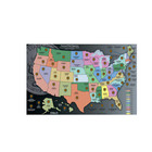 Whitman National Park Quarters Map Maroon Collector Folder 2010-2021 New 9260