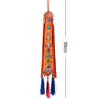 58cm Buddhism Eight Auspicious Pattern Wall Hang Prayer Flags Tambourine Banner