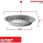 9  Inch Aluminum Pie Pan 1  Deep Baking Tin Plates Premium Quality
