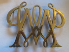 Vintage Solid Brass Trivet  Williamsburg Virginia Metal Crafters William   Mary