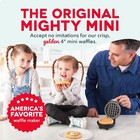 Dash Dmw001sl Mini Maker For Individual Waffles  Hash Browns  4 Inch  Silver 