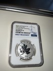 Ngc 2020 S 4 Maple Leaf Fractional Set Canada 1 2 Oz Silver Reverse Proof  Pf 70