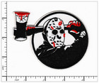 Jason Voorhees Friday The 13th Embroidered Iron On Patch     Horror Movie Patch