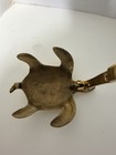 Vintage Sea Turtle Door Knocker Solid Brass Gold Tone Heavy Duty Door Knocker