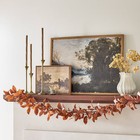 12 x16  Horizontal Landscape Lake Burlap Framed Wall Art - Hearth   Hand