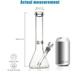 10 Inch Heavy Glass Bong Water Pipe Smoking Bong Beaker   14mm Bowl Hookah Usa