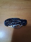 1st Gen Usa Spyderco C35pbk Q Skeleton Pocket Knife Plain Edge