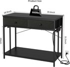 40 Gallon Aquarium Stand With Power Outlet Metal Frame Fish Tank Stand Black