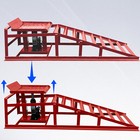 Hydraulic Car Ramps 5 Ton 11000lbs Set Of 2 Heavy Duty Auto Lift Jack Ramps