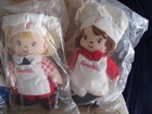 Lot Of 4 Rare Vintage Bean Babies Campbells Soup Chefs Snuggle Oscar Mayer Mint