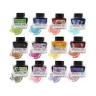Ostrich Fountain Pen Ink Bottles  Flower Series  12 Bottles  New