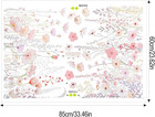 Flower Wall Decals Boho Floral Wall Decals Wildflower Decor Stickers Peel And St