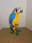 Furreal Friends Squawkers Mccaw Macaw Parrot Interactive Bird   Perch 2006 Works