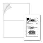 8 5x5 5 Half Sheet Shipping Labels For Laser   Inkjet - 2 Per Page Self Adhesive
