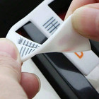 Piano Note Guide Reusable Silicone Easy Install   Remove Keyboard Note Stickers